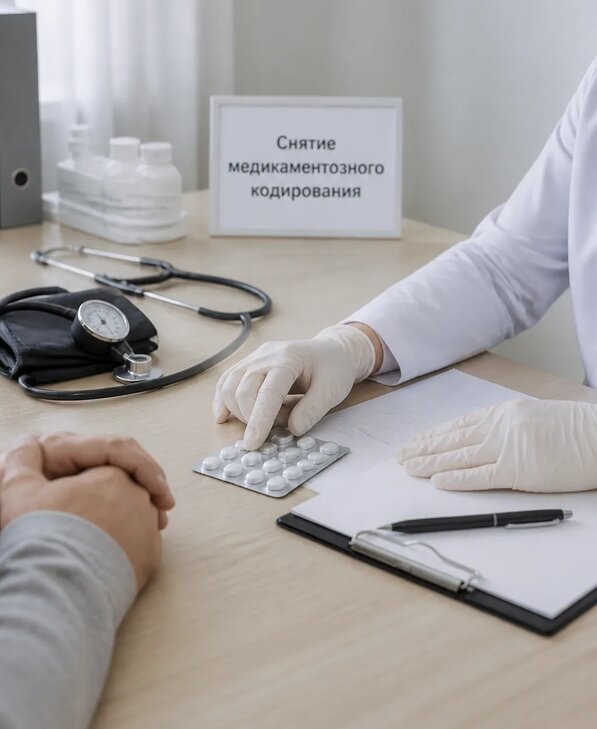 Снятие медикаментозного кодирования в Полевской от 5133 р. | Медзона